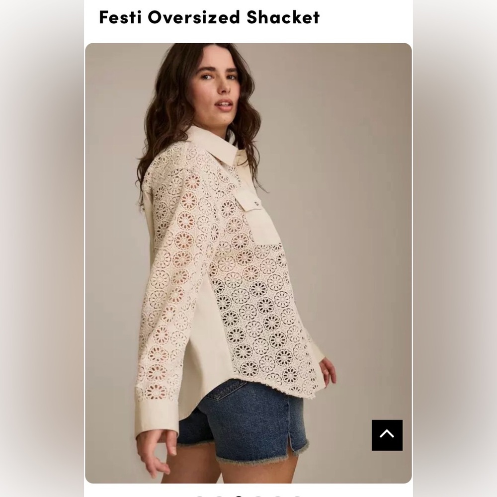 Torrid Festi Oversized Shacket - Picture 3 of 8